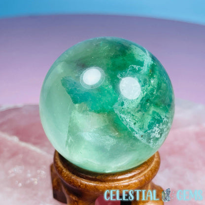 Green Fluorite Medium Sphere