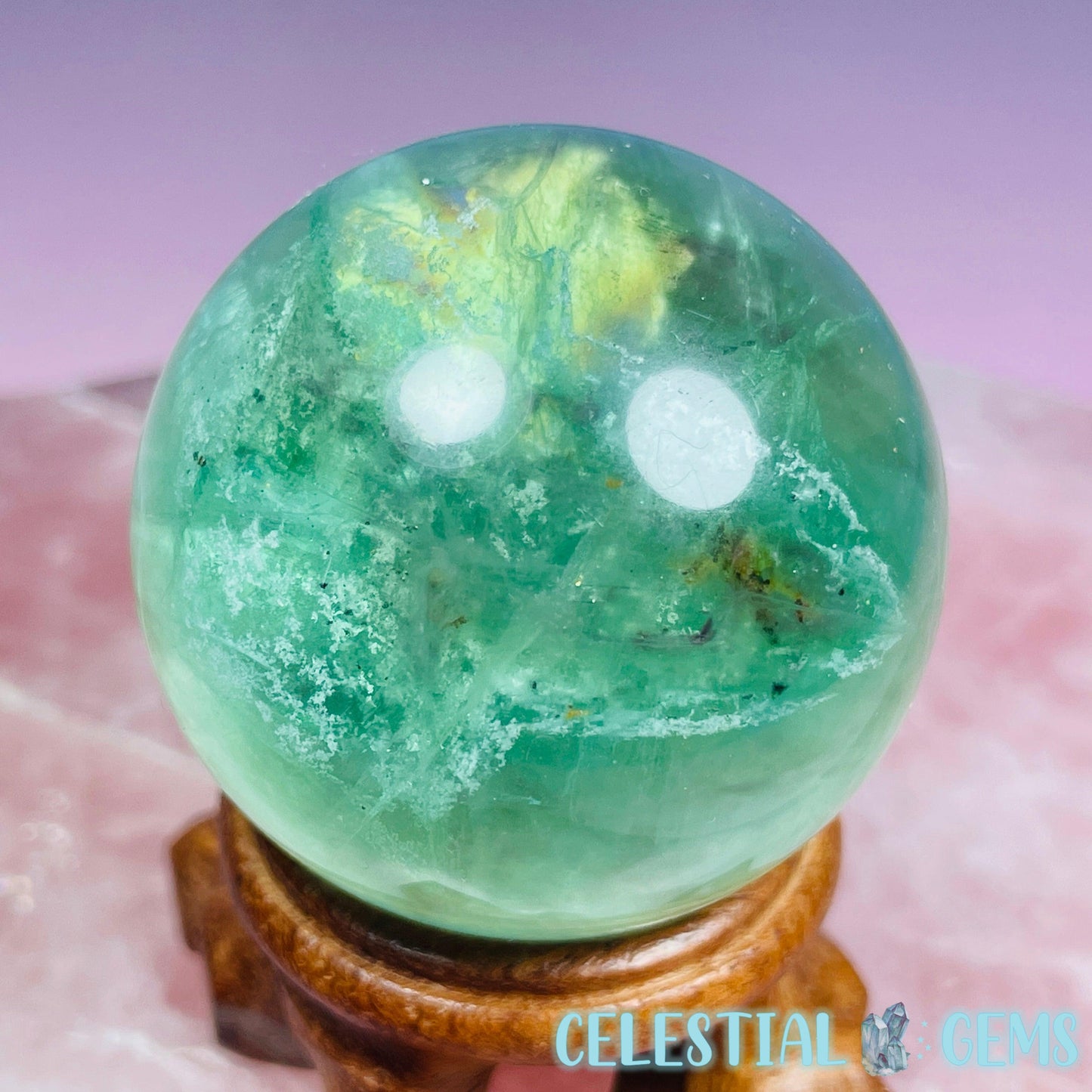 Green Fluorite Medium Sphere