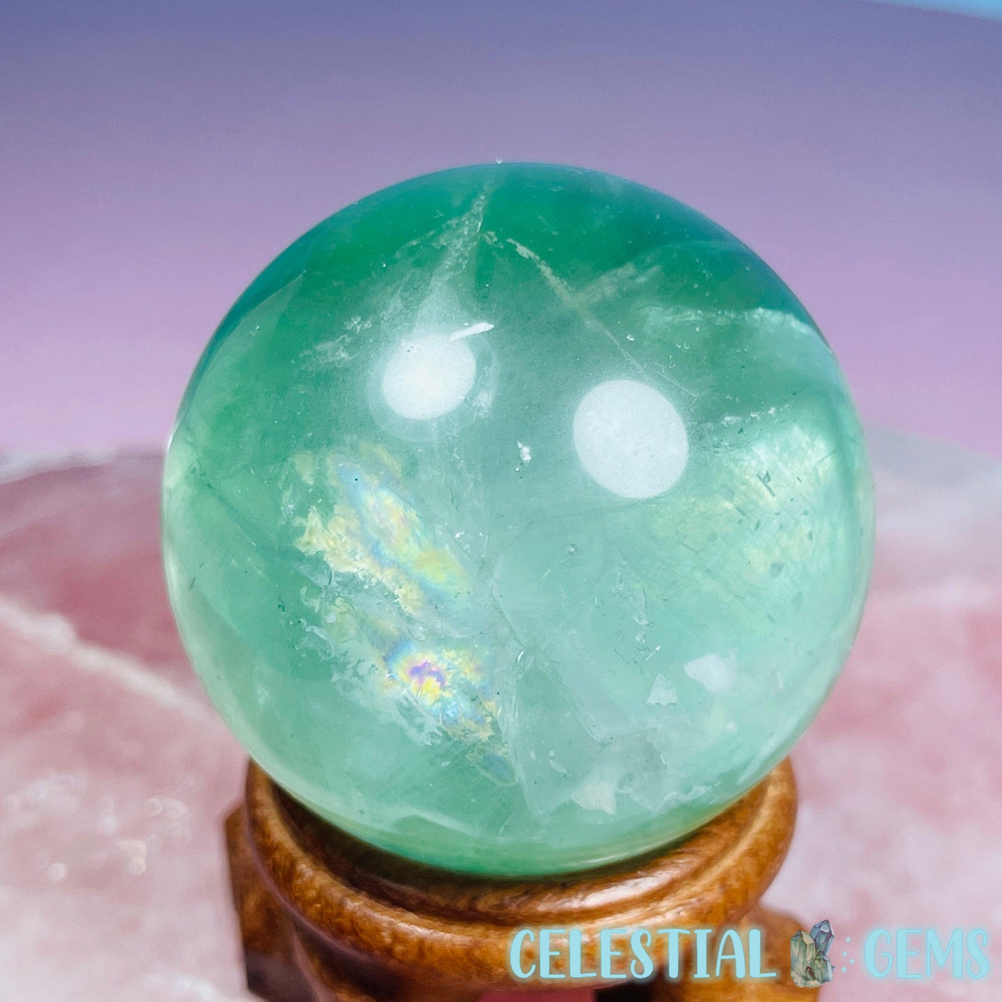 Green Fluorite Medium Sphere