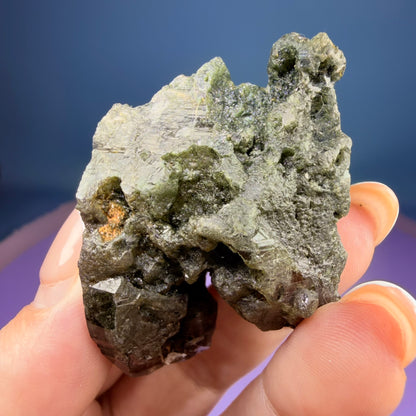 Gold Rutile Chlorite Quartz Raw Piece with Polished Seer Window