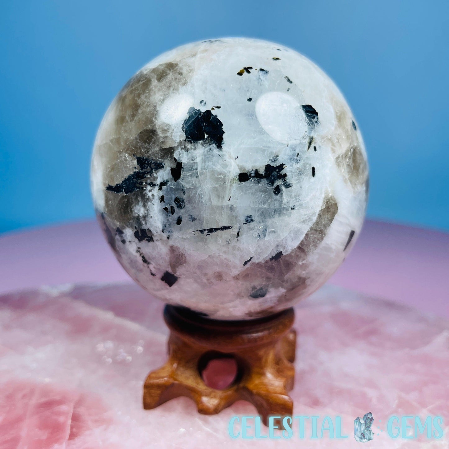 Rainbow Moonstone Large Sphere