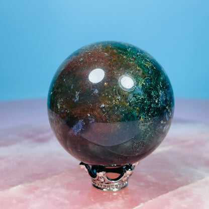 Moss Agate Small Sphere