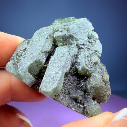 Gold Rutile Chlorite Quartz Raw Piece with Polished Seer Window