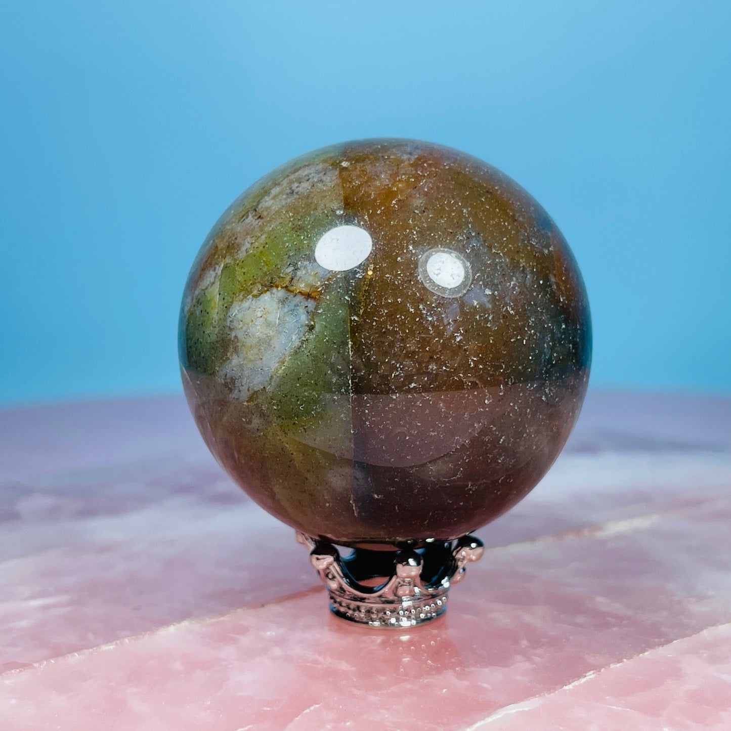 Ocean Jasper Small Sphere