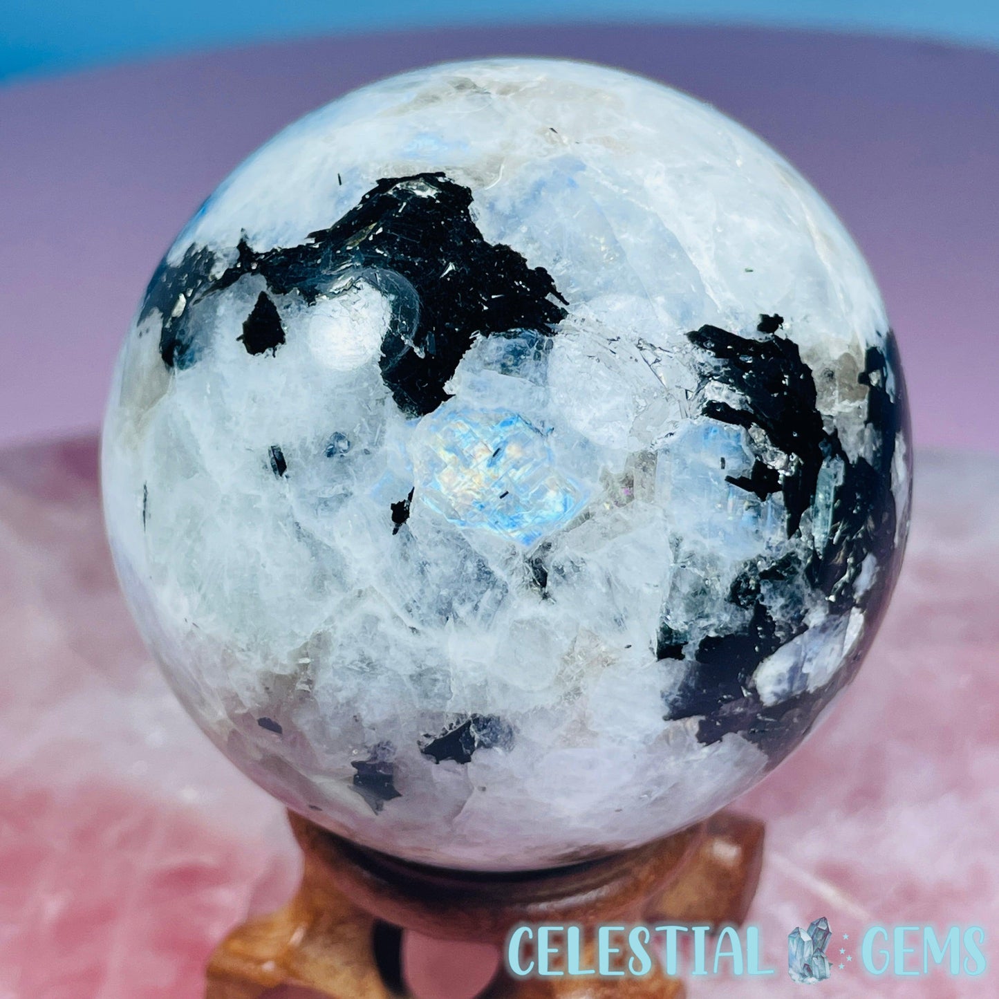 Rainbow Moonstone Medium Sphere