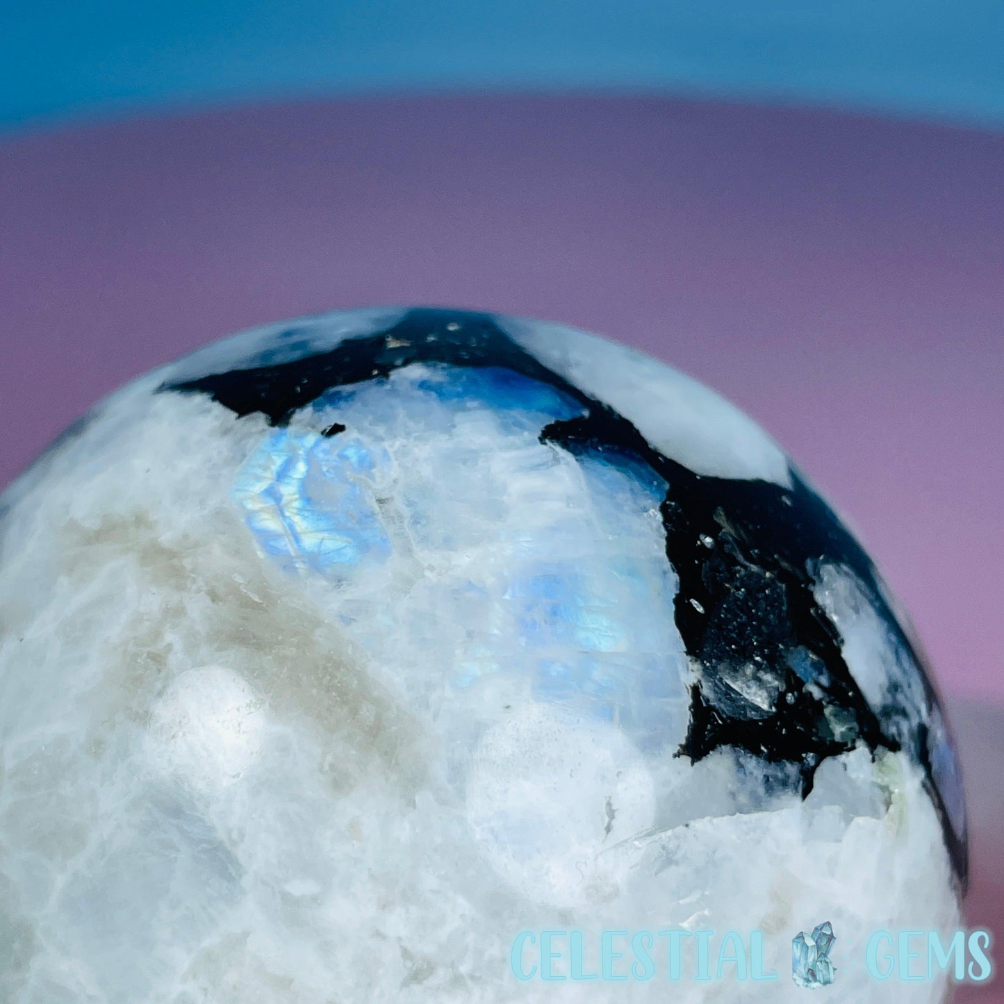 Rainbow Moonstone Medium Sphere