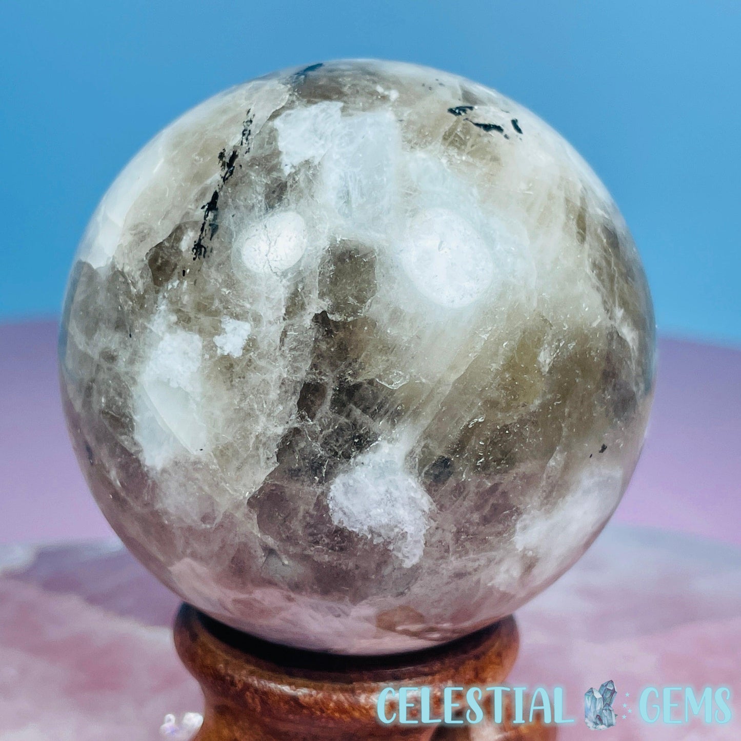 Rainbow Moonstone Medium Sphere