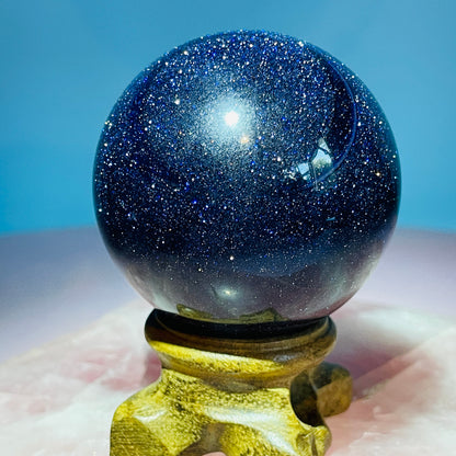 Blue Sandstone Medium Sphere