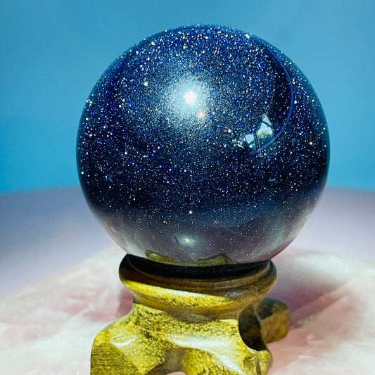 Blue Sandstone Medium Sphere