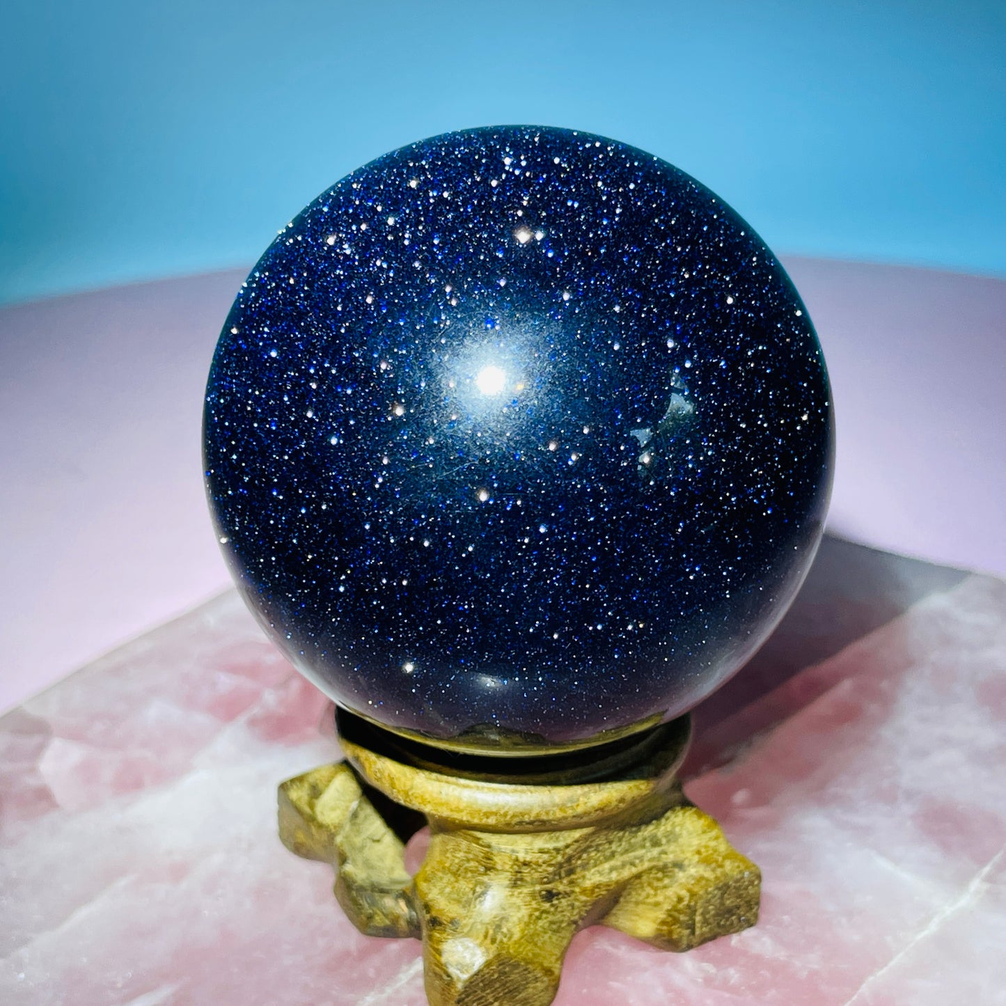Blue Sandstone Medium Sphere