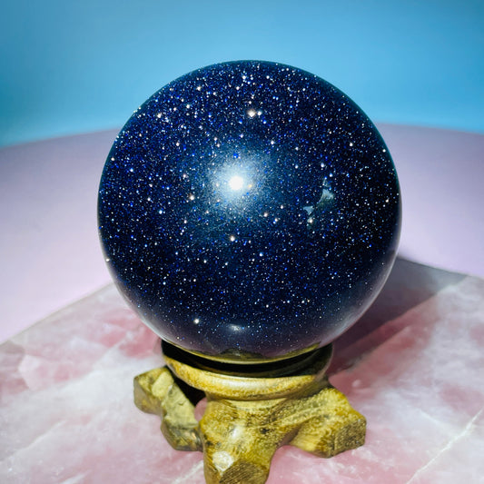 Blue Sandstone Medium Sphere