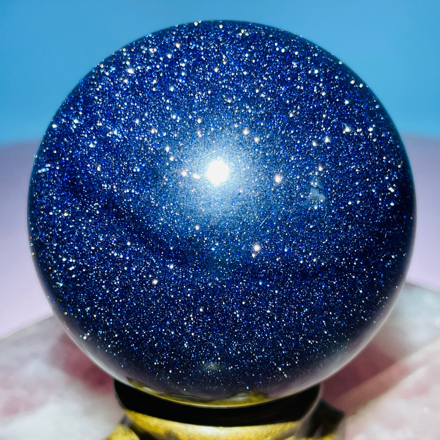 Blue Sandstone Medium Sphere