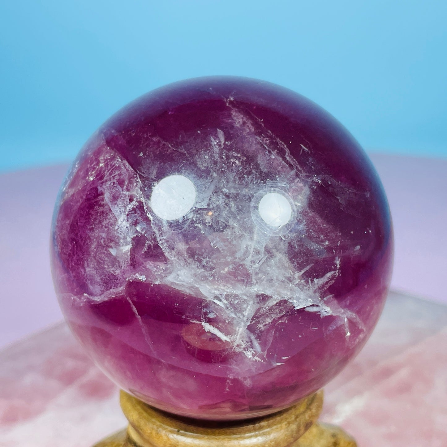 Candy Fluorite Medium Sphere