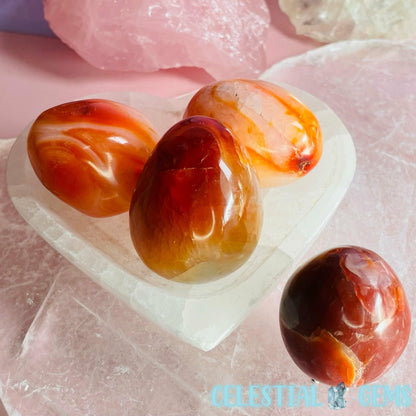 Carnelian (Whero Agate) Hua He Whakairo Iti