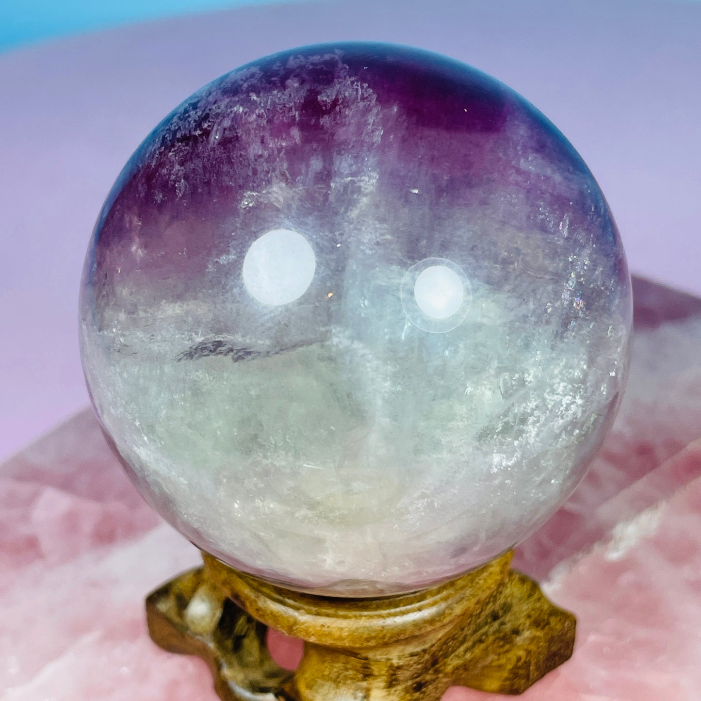 Candy Fluorite Medium Sphere