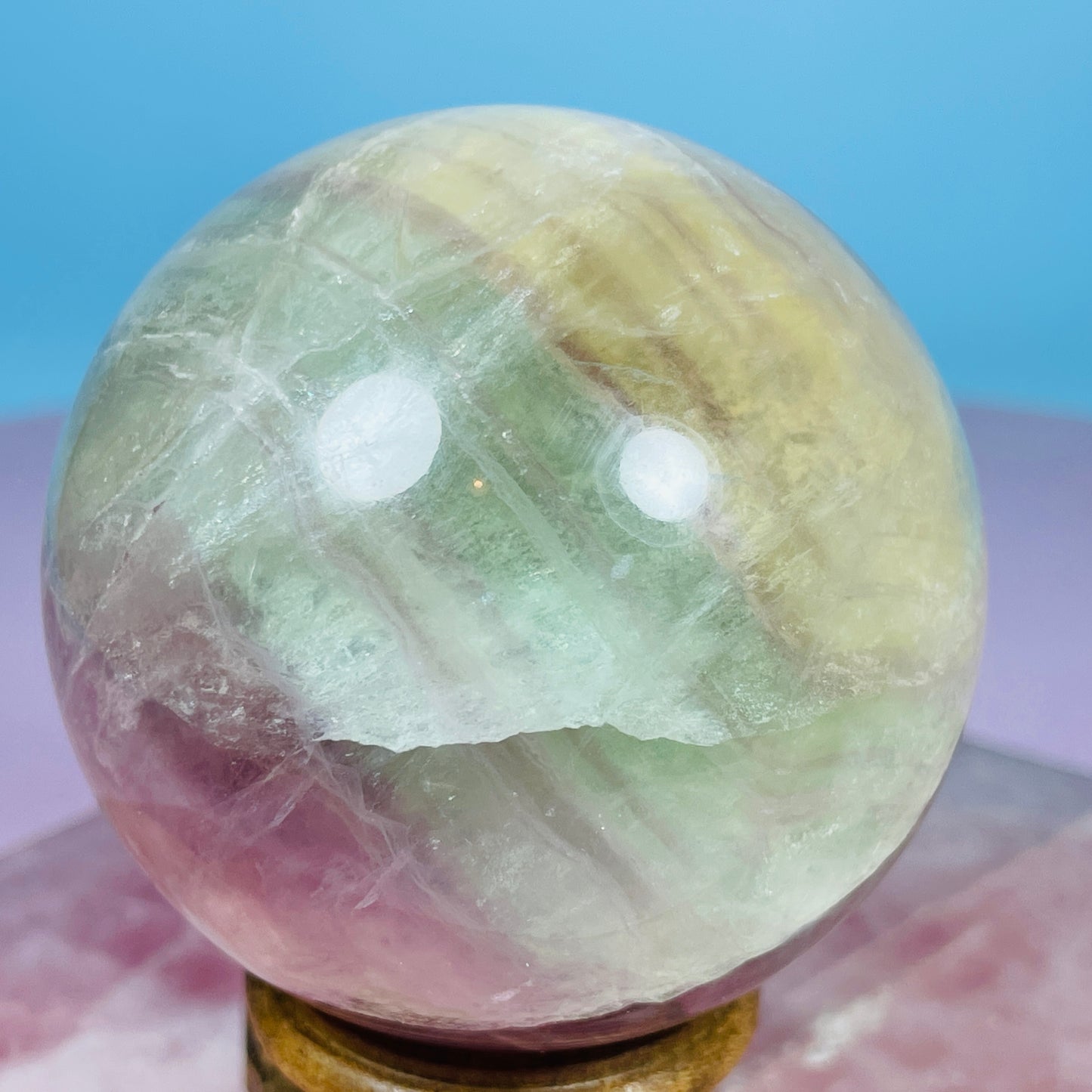 Candy Fluorite Medium Sphere