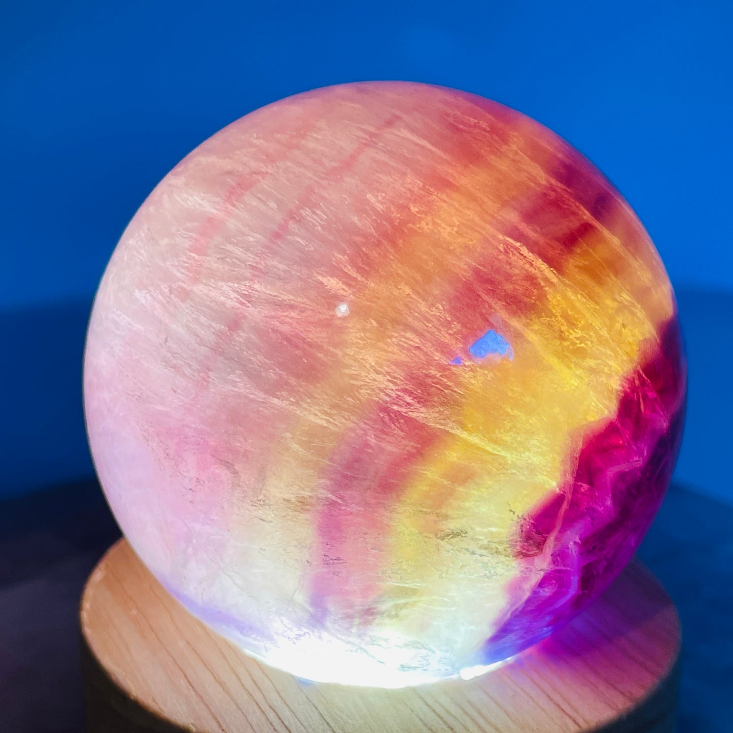 Candy Fluorite Medium Sphere