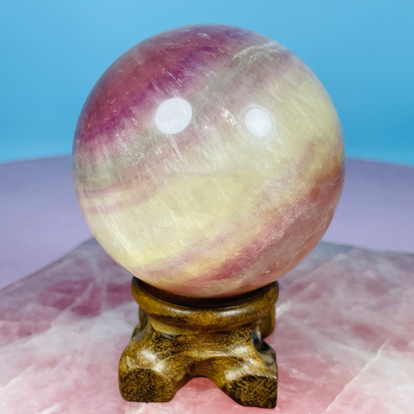 Candy Fluorite Medium Sphere