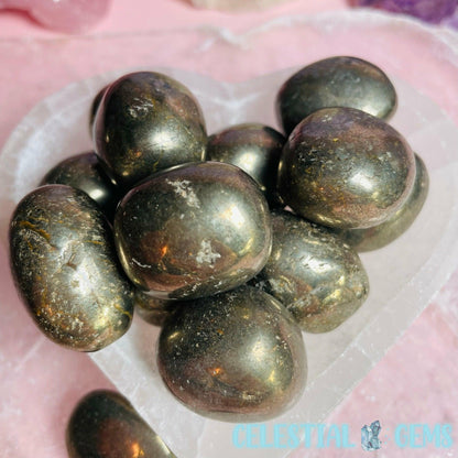 Polished Pyrite Tumble