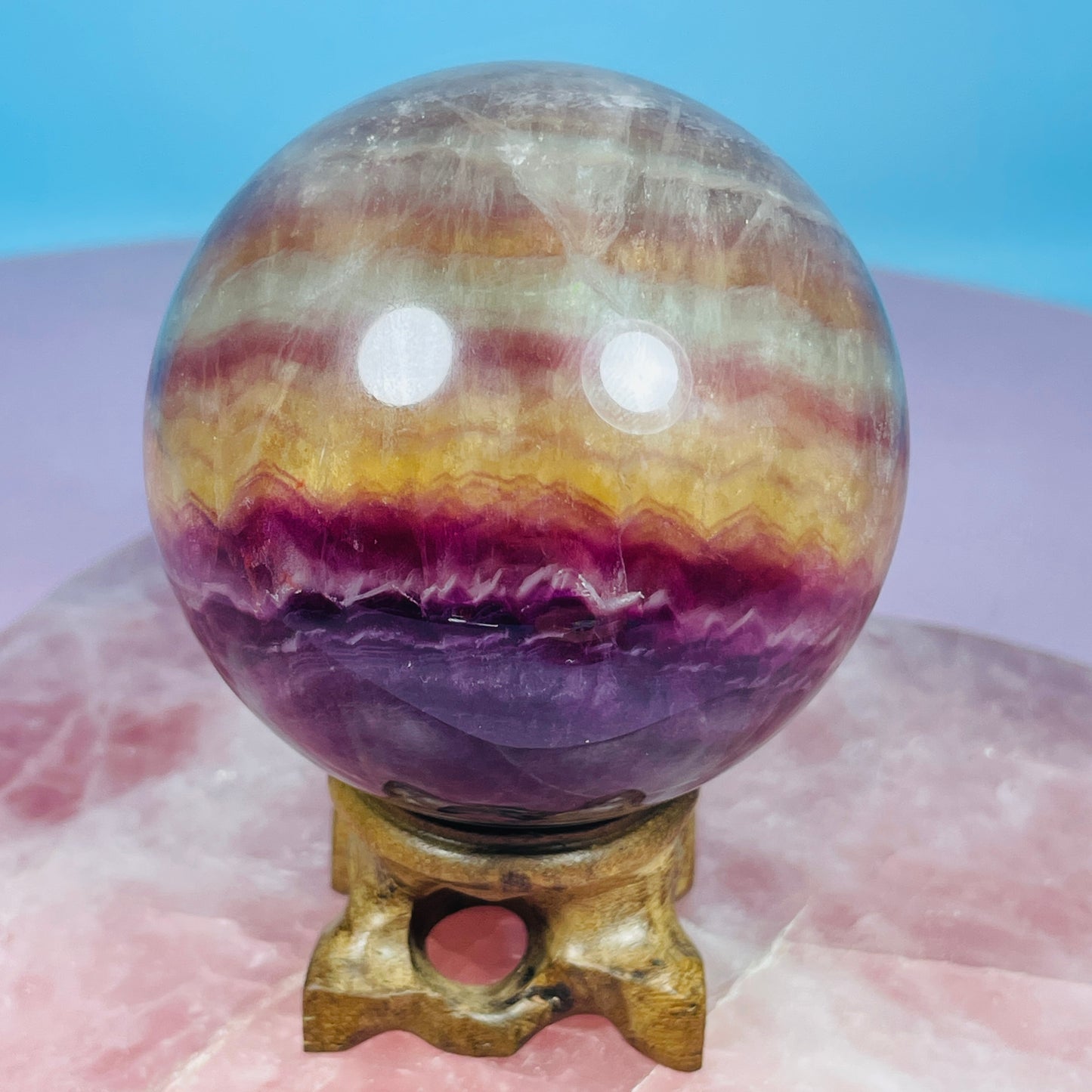 Candy Fluorite Large Sphere