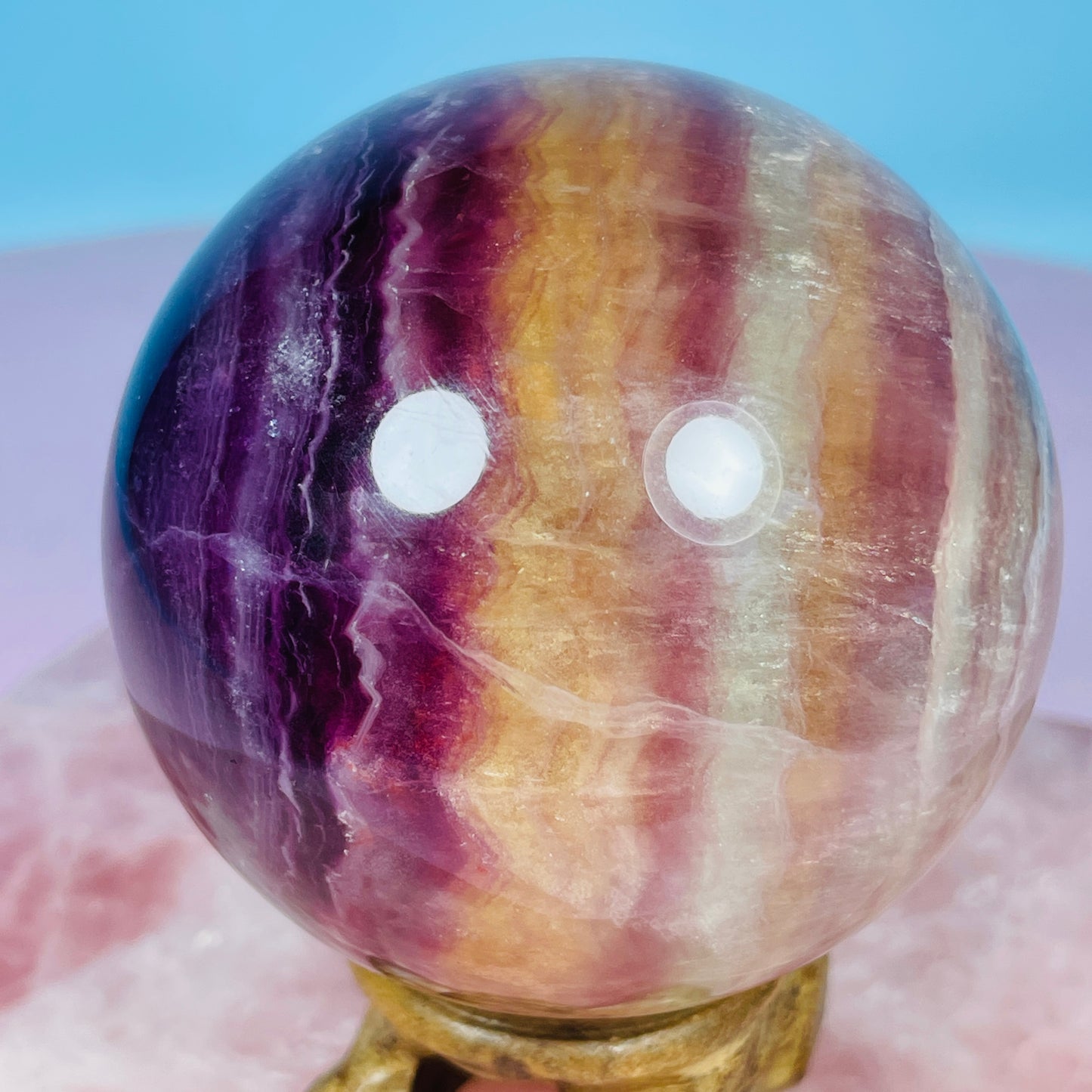 Candy Fluorite Large Sphere