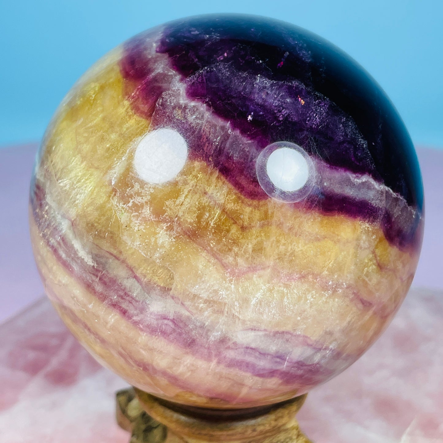Candy Fluorite Large Sphere