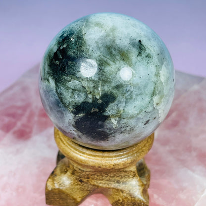 Sunset Labradorite Small Sphere (Video)