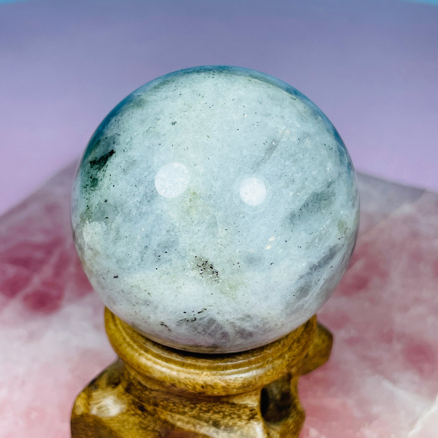 Sunset Labradorite Small Sphere (Video)