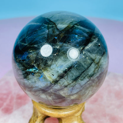 Labradorite Medium Sphere (Video)