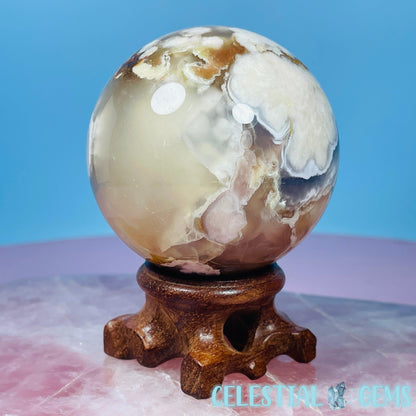 Flower Agate Medium Sphere