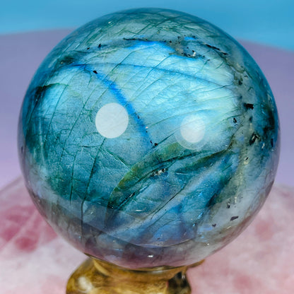 Labradorite Large Sphere (Video)