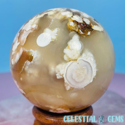 Flower Agate Medium Sphere