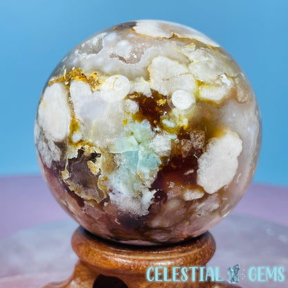 Druzy Flower Agate Medium Sphere