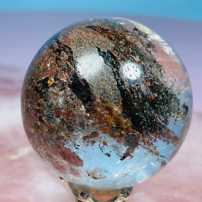 High Grade Thousand Layer Garden Quartz Small Sphere (Video)