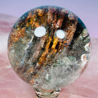 High Grade Thousand Layer Garden Quartz Small Sphere (Video)