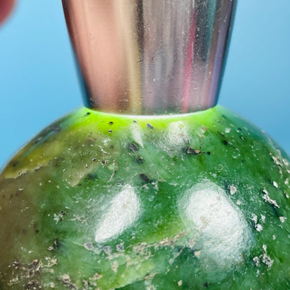 Canadian Nephrite Jade Medium Sphere (Video)