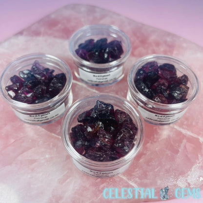 Red Spinel Loose Gemstones in Specimen Pottle - 14g