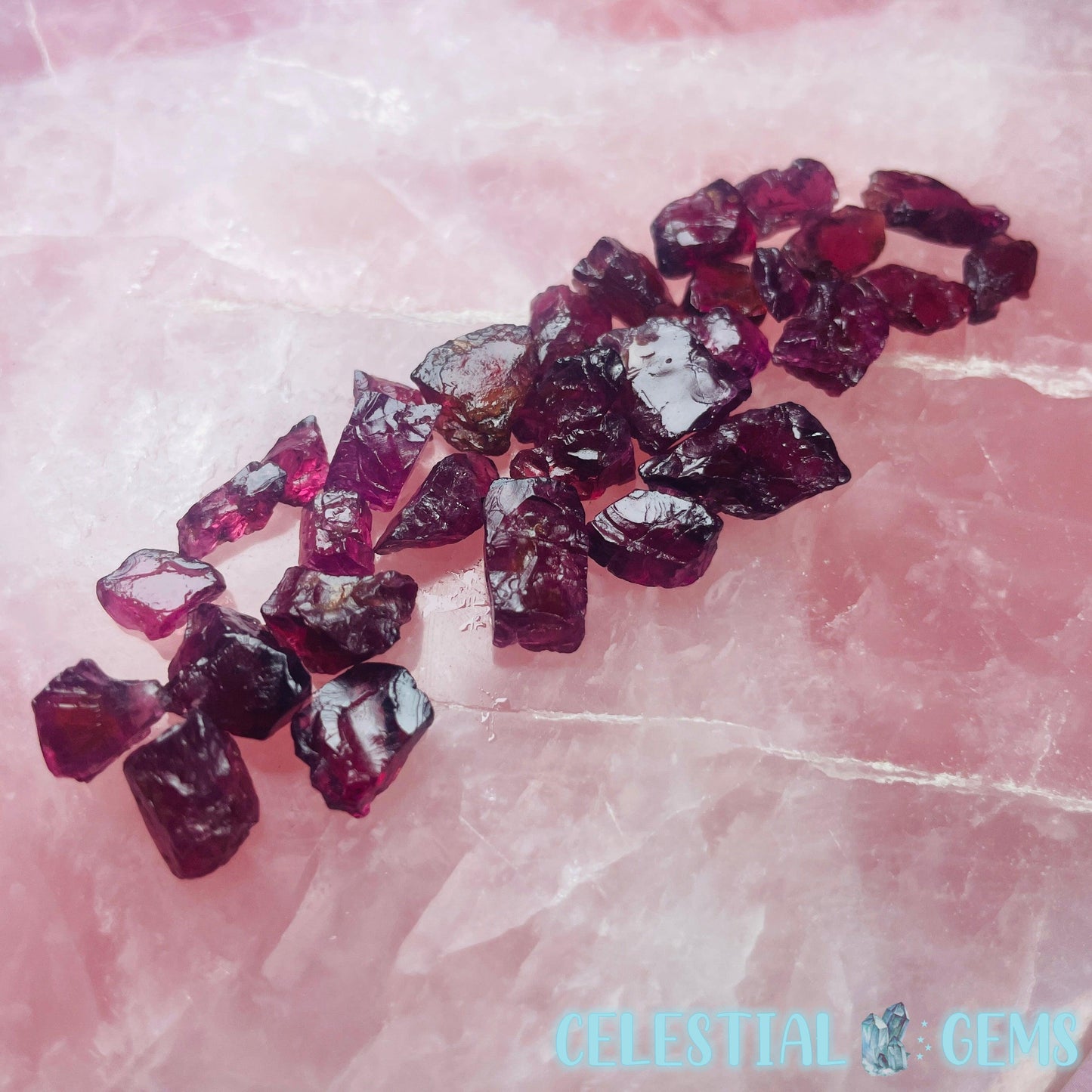 Red Spinel Loose Gemstones in Specimen Pottle - 14g