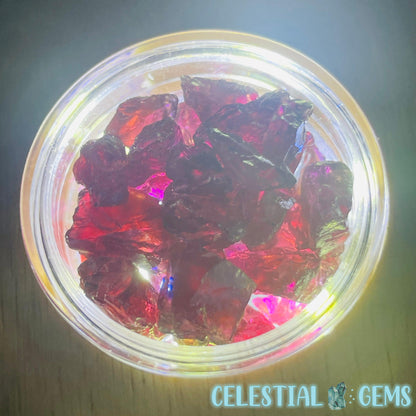 Red Spinel Loose Gemstones in Specimen Pottle - 14g