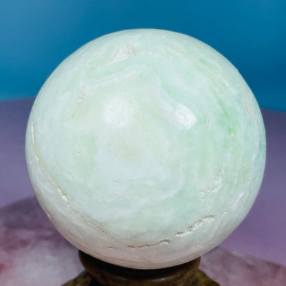 Blue Aragonite Medium Sphere