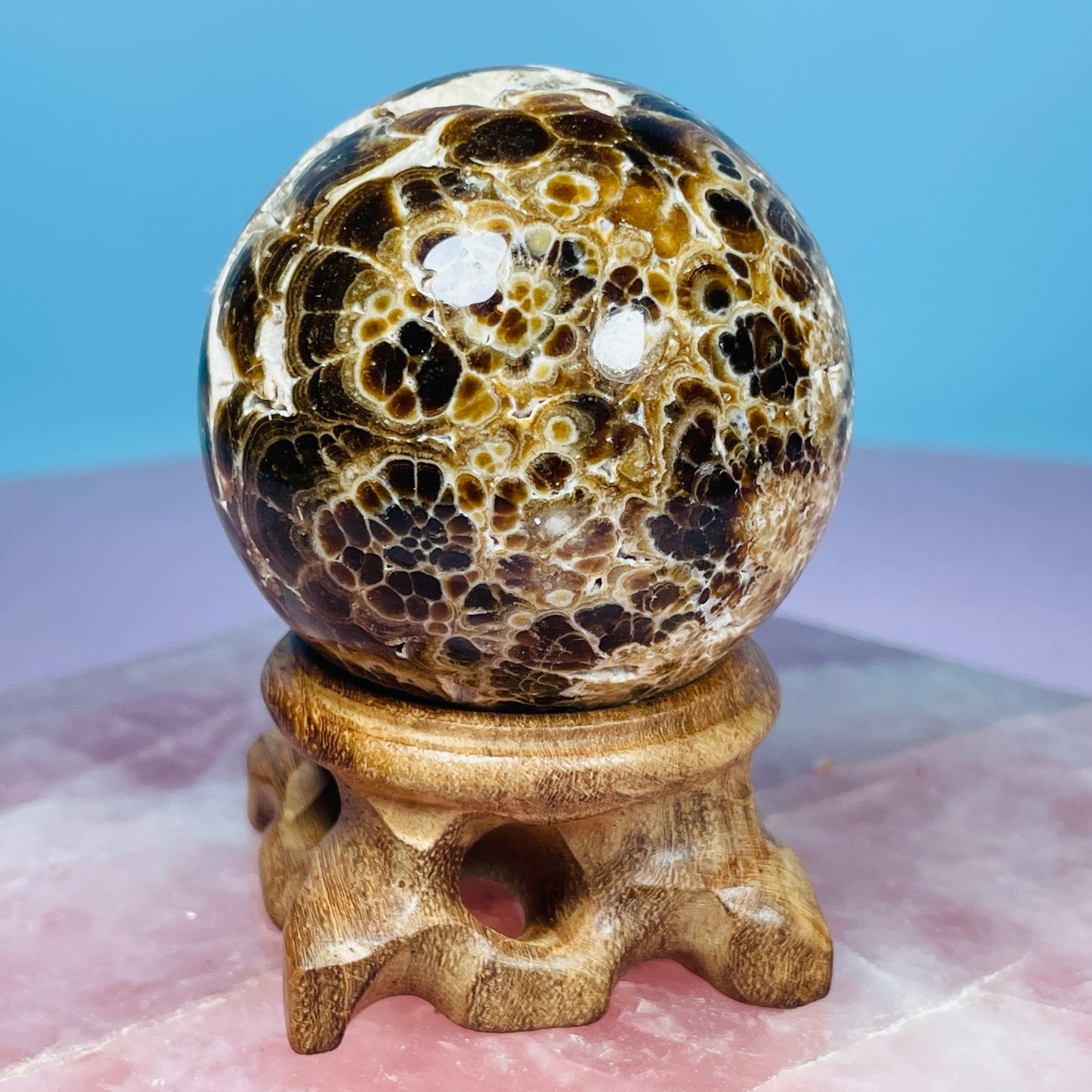 Chocolate Calcite Medium Sphere