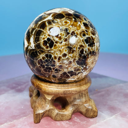 Chocolate Calcite Medium Sphere