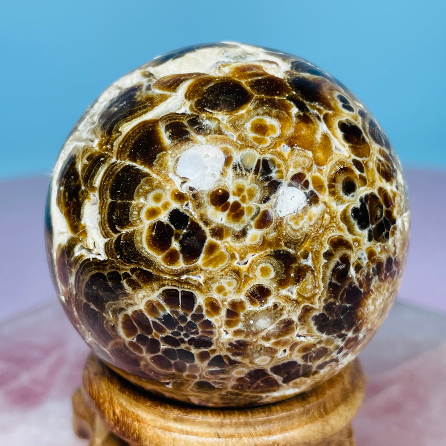 Chocolate Calcite Medium Sphere