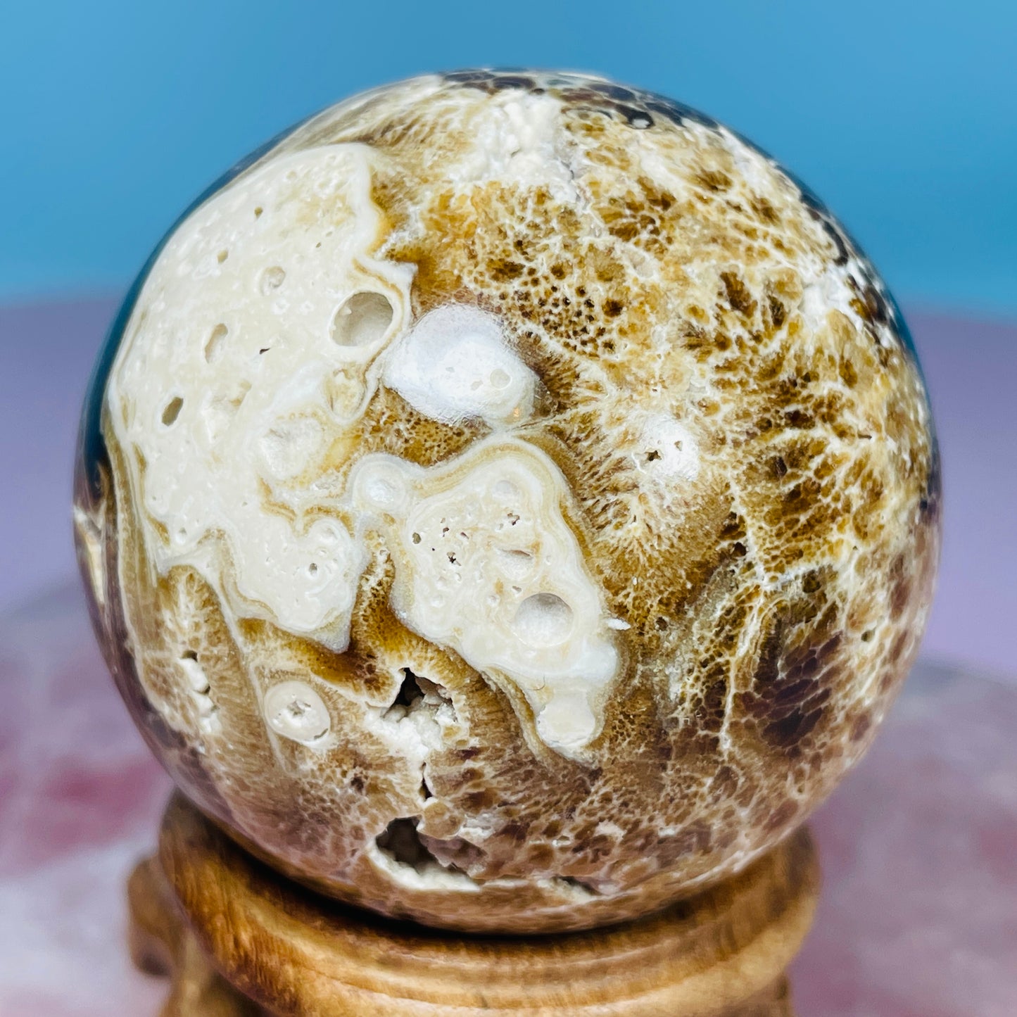 Chocolate Calcite Medium Sphere