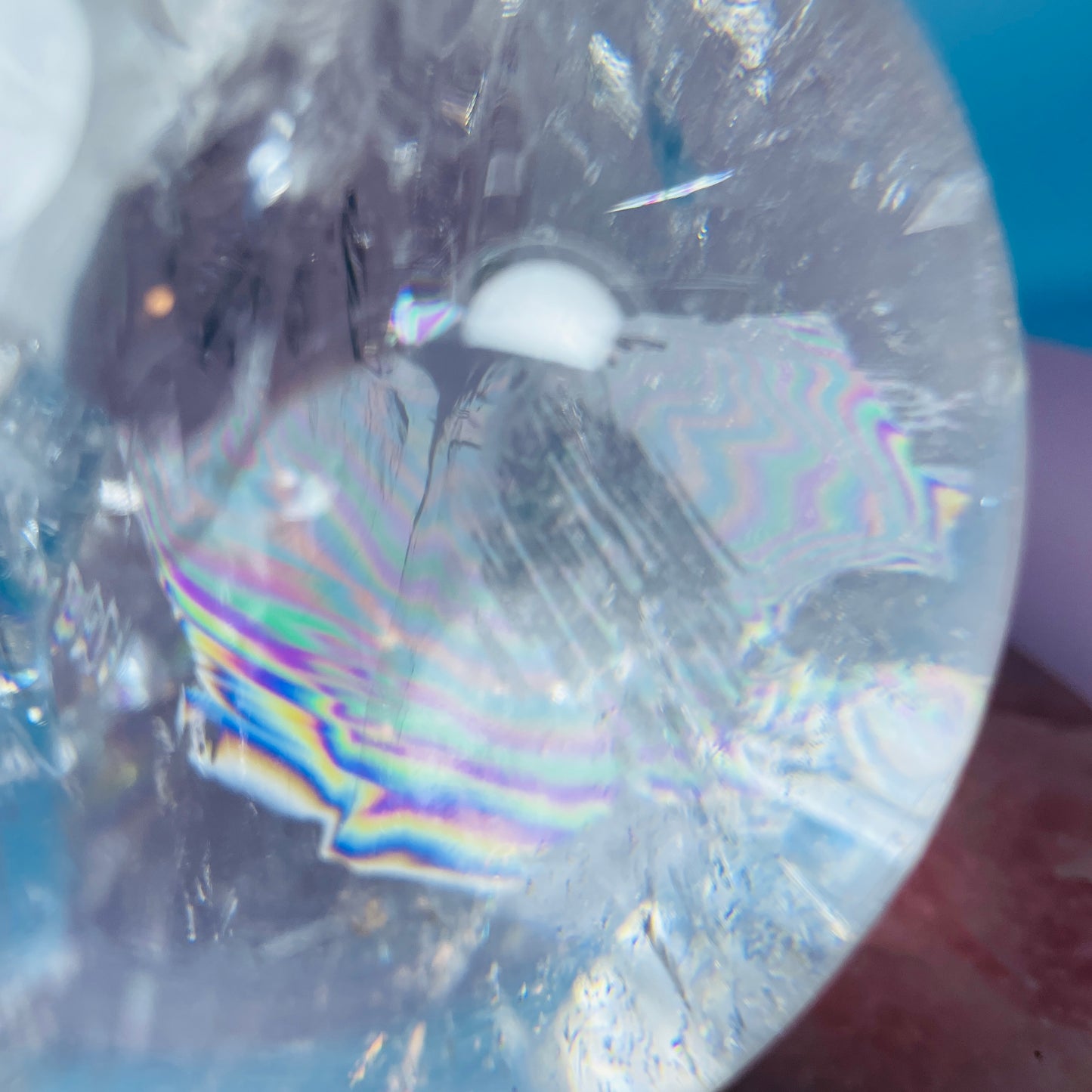 Clear Quartz Large Sphere (Video)