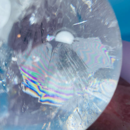 Clear Quartz Large Sphere (Video)