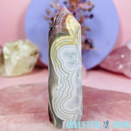 Mexican Crazy Lace Agate Small Tower