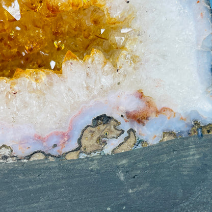 Citrine Cluster Geode Mini Cave