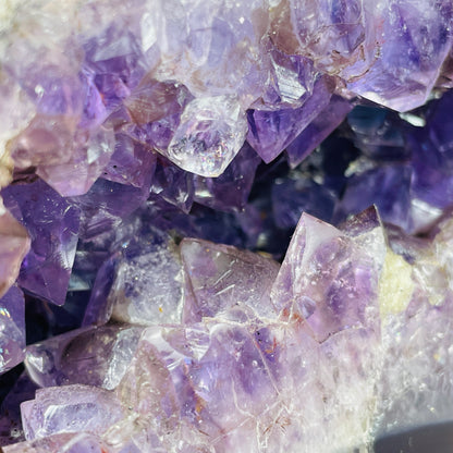 Amethyst Cluster Fully-Polished Geode Small Cave (Video)