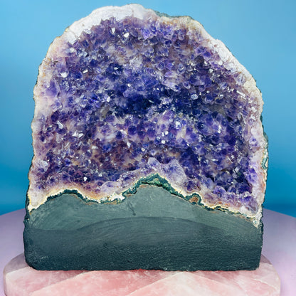 Amethyst Cluster Geode Small Cave (Video)